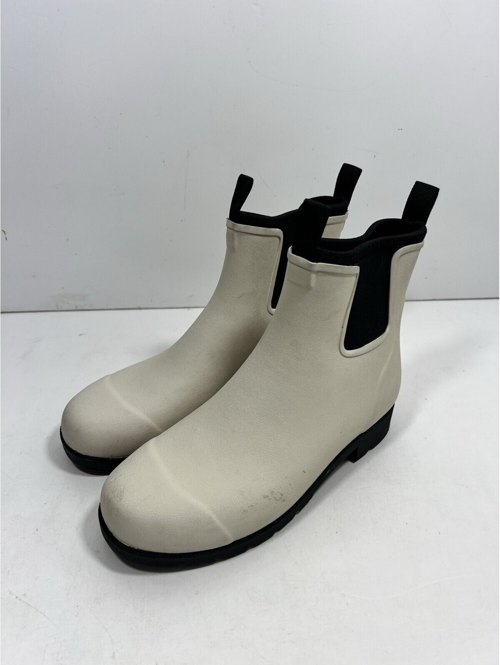 Quince Waterproof Women’s Ankle Rain Boot Stone Size 10